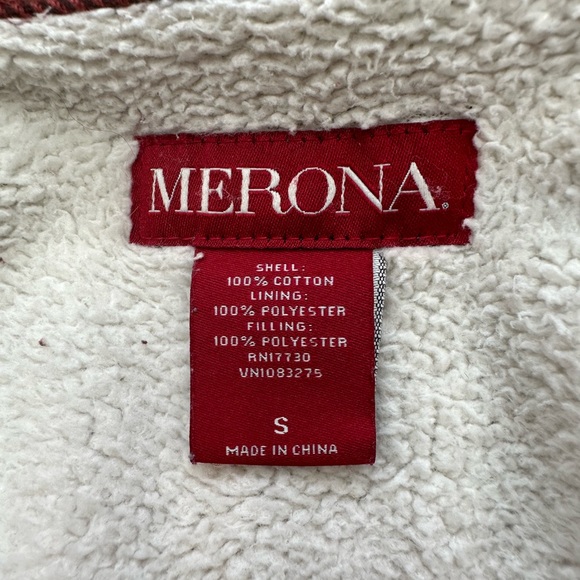 Merona Men’s Fleece Lined Flannel Jacket Size Small - Picture 7 of 7